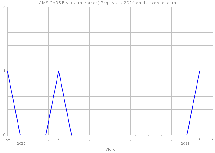 AMS CARS B.V. (Netherlands) Page visits 2024 
