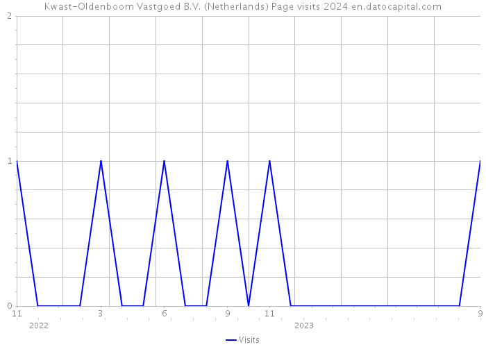 Kwast-Oldenboom Vastgoed B.V. (Netherlands) Page visits 2024 