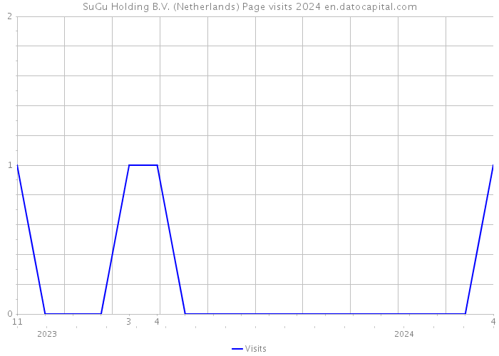 SuGu Holding B.V. (Netherlands) Page visits 2024 