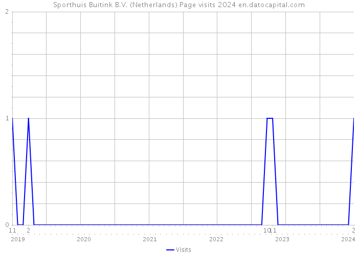 Sporthuis Buitink B.V. (Netherlands) Page visits 2024 