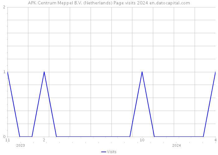 APK Centrum Meppel B.V. (Netherlands) Page visits 2024 