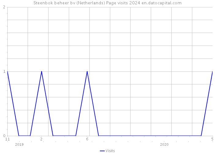 Steenbok beheer bv (Netherlands) Page visits 2024 
