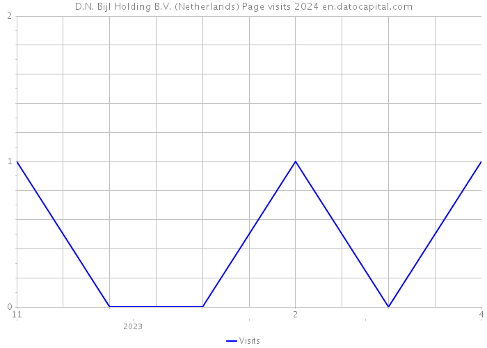 D.N. Bijl Holding B.V. (Netherlands) Page visits 2024 