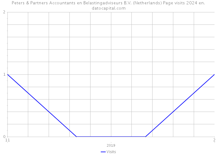 Peters & Partners Accountants en Belastingadviseurs B.V. (Netherlands) Page visits 2024 