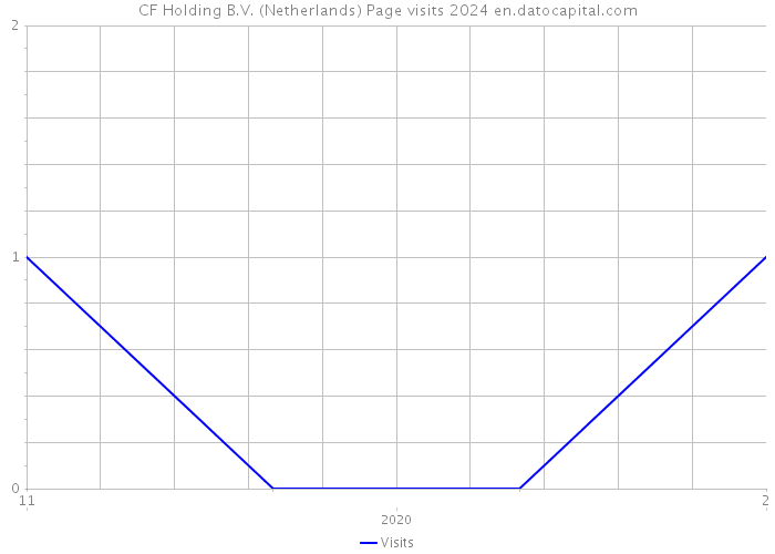 CF Holding B.V. (Netherlands) Page visits 2024 