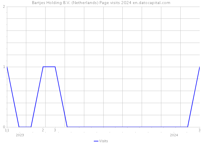 Bartjes Holding B.V. (Netherlands) Page visits 2024 