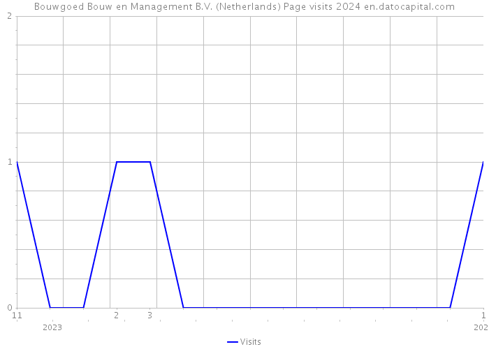 Bouwgoed Bouw en Management B.V. (Netherlands) Page visits 2024 