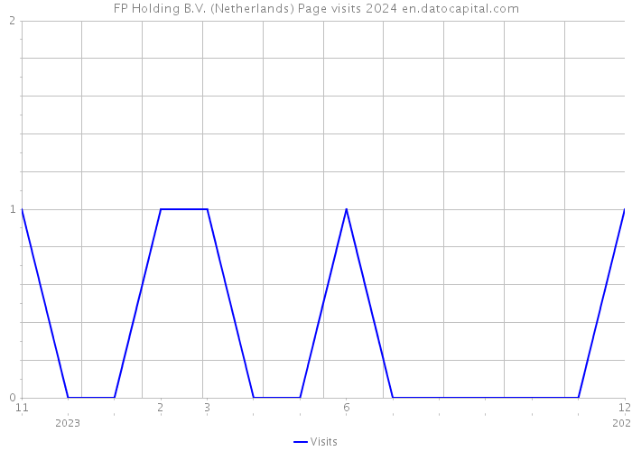 FP Holding B.V. (Netherlands) Page visits 2024 