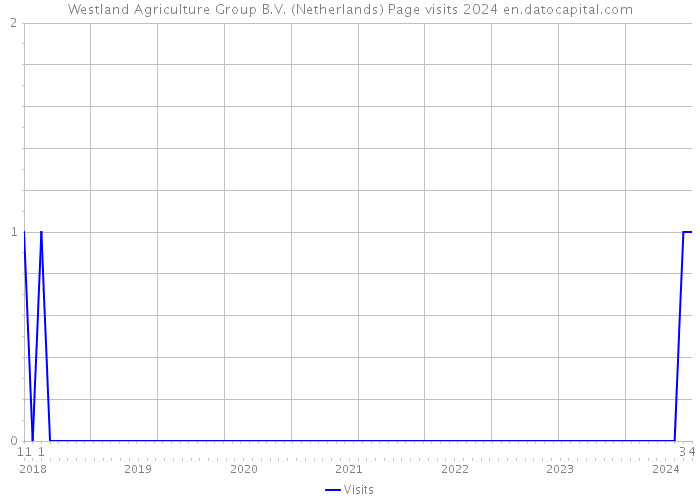 Westland Agriculture Group B.V. (Netherlands) Page visits 2024 