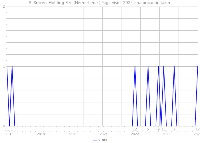 R. Smeets Holding B.V. (Netherlands) Page visits 2024 