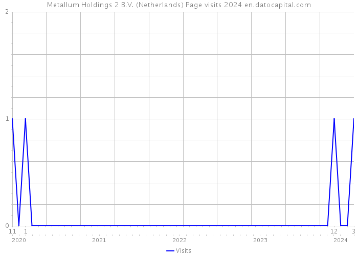 Metallum Holdings 2 B.V. (Netherlands) Page visits 2024 