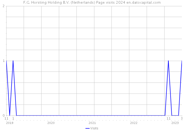 F.G. Horsting Holding B.V. (Netherlands) Page visits 2024 