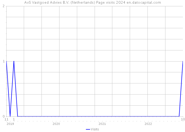 AvS Vastgoed Advies B.V. (Netherlands) Page visits 2024 