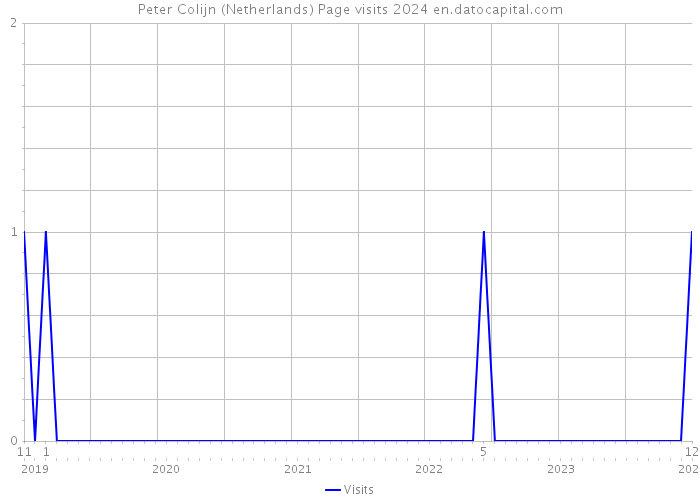 Peter Colijn (Netherlands) Page visits 2024 