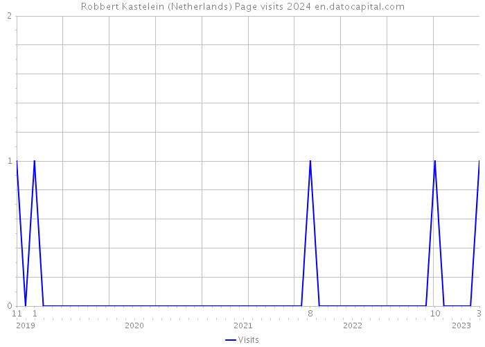 Robbert Kastelein (Netherlands) Page visits 2024 