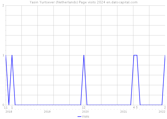 Yasin Yurtsever (Netherlands) Page visits 2024 
