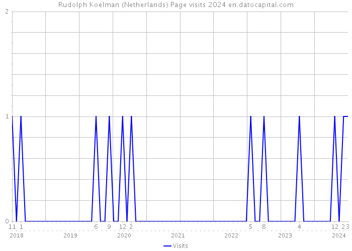 Rudolph Koelman (Netherlands) Page visits 2024 