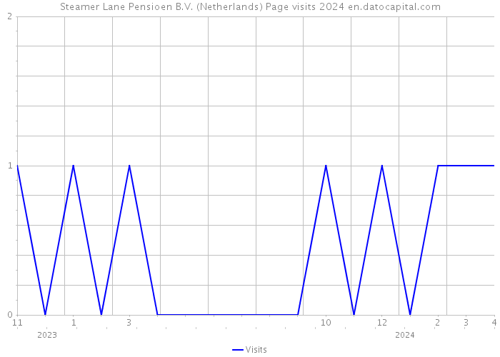 Steamer Lane Pensioen B.V. (Netherlands) Page visits 2024 