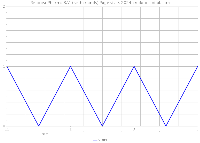 Reboost Pharma B.V. (Netherlands) Page visits 2024 