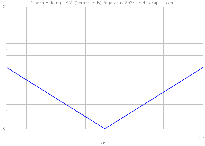 Cowen Holding II B.V. (Netherlands) Page visits 2024 
