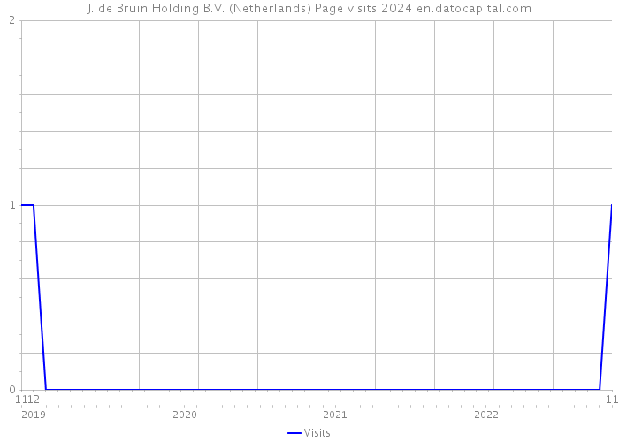 J. de Bruin Holding B.V. (Netherlands) Page visits 2024 