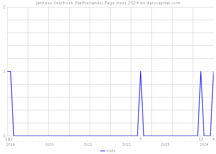 Jankees Veerhoek (Netherlands) Page visits 2024 