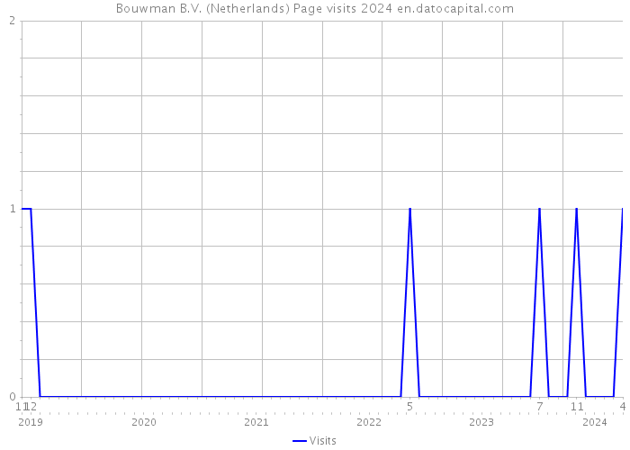 Bouwman B.V. (Netherlands) Page visits 2024 