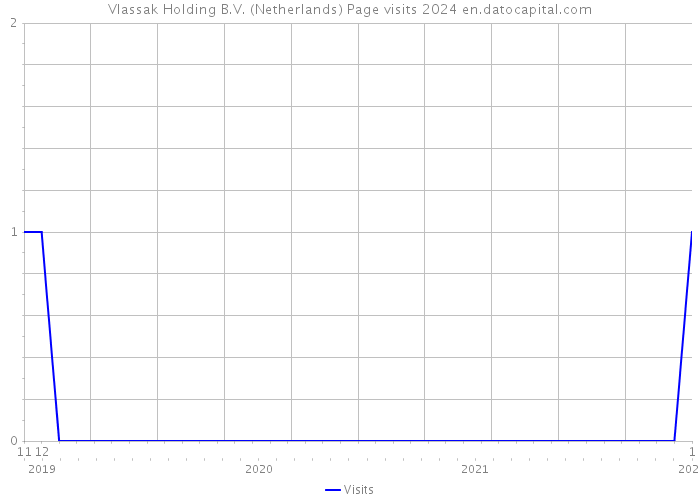Vlassak Holding B.V. (Netherlands) Page visits 2024 