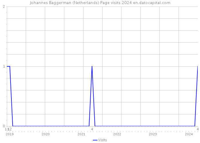 Johannes Baggerman (Netherlands) Page visits 2024 