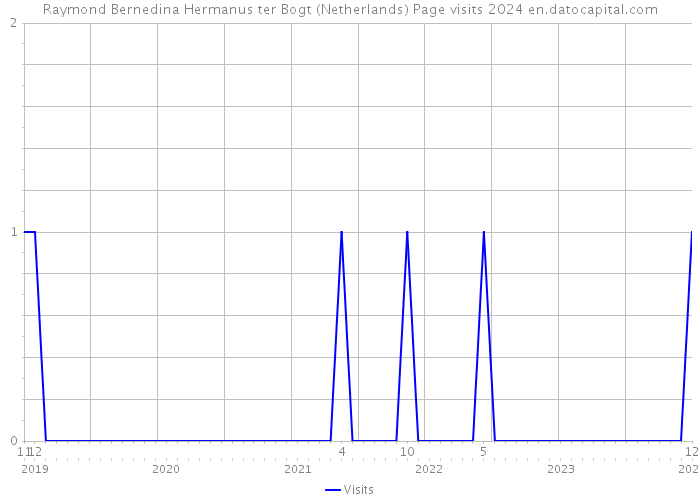 Raymond Bernedina Hermanus ter Bogt (Netherlands) Page visits 2024 