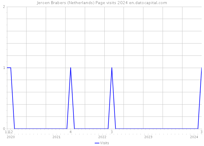 Jeroen Brabers (Netherlands) Page visits 2024 