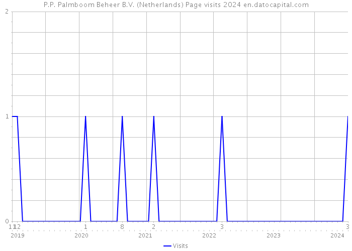 P.P. Palmboom Beheer B.V. (Netherlands) Page visits 2024 