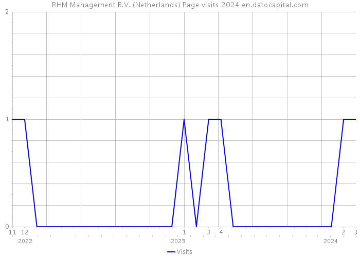 RHM Management B.V. (Netherlands) Page visits 2024 