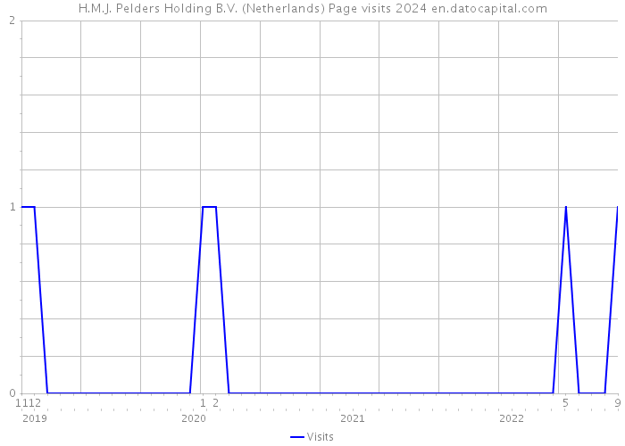 H.M.J. Pelders Holding B.V. (Netherlands) Page visits 2024 