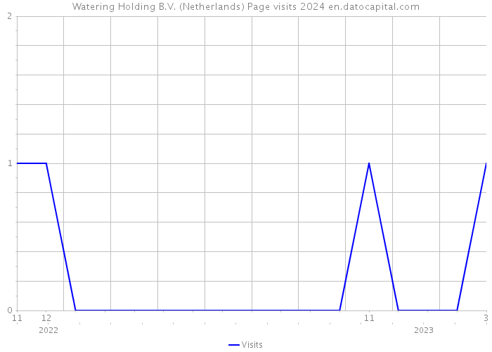 Watering Holding B.V. (Netherlands) Page visits 2024 