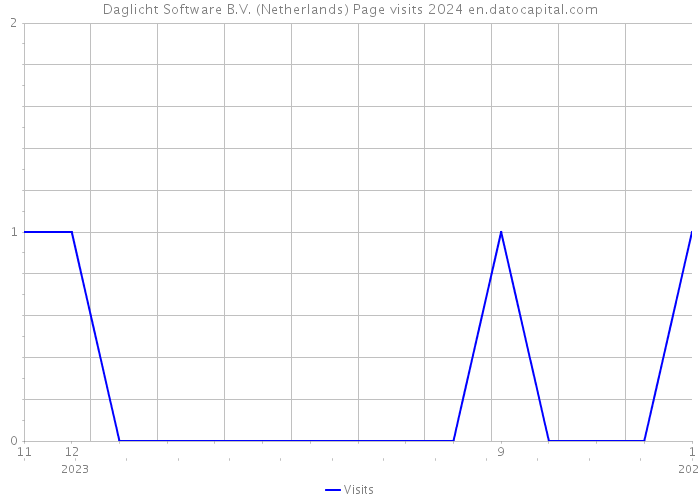 Daglicht Software B.V. (Netherlands) Page visits 2024 