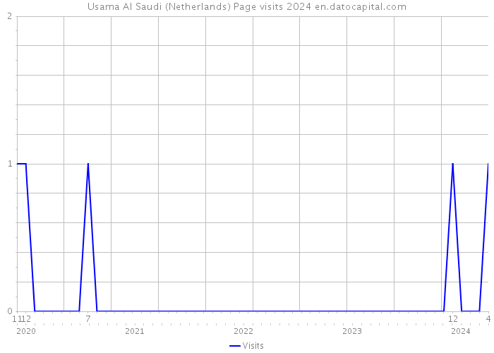 Usama Al Saudi (Netherlands) Page visits 2024 