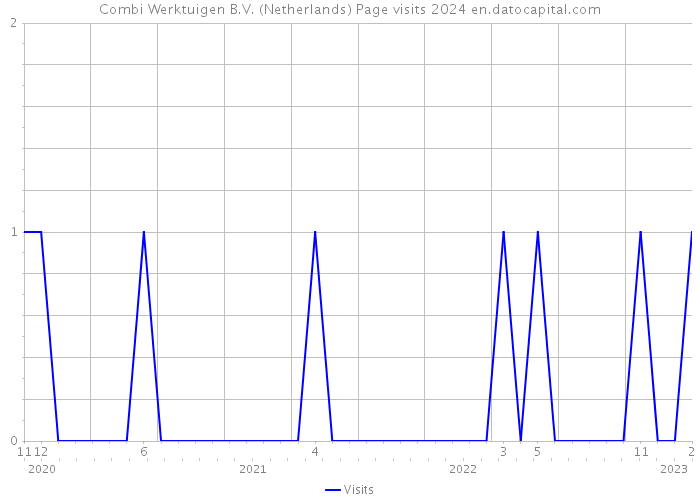 Combi Werktuigen B.V. (Netherlands) Page visits 2024 