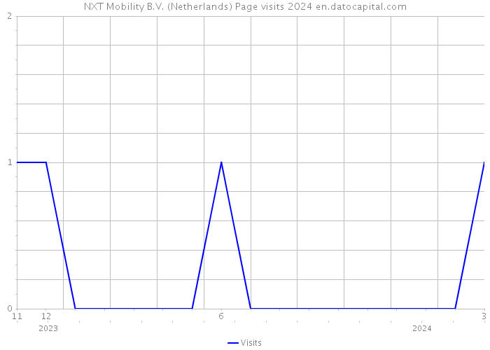 NXT Mobility B.V. (Netherlands) Page visits 2024 