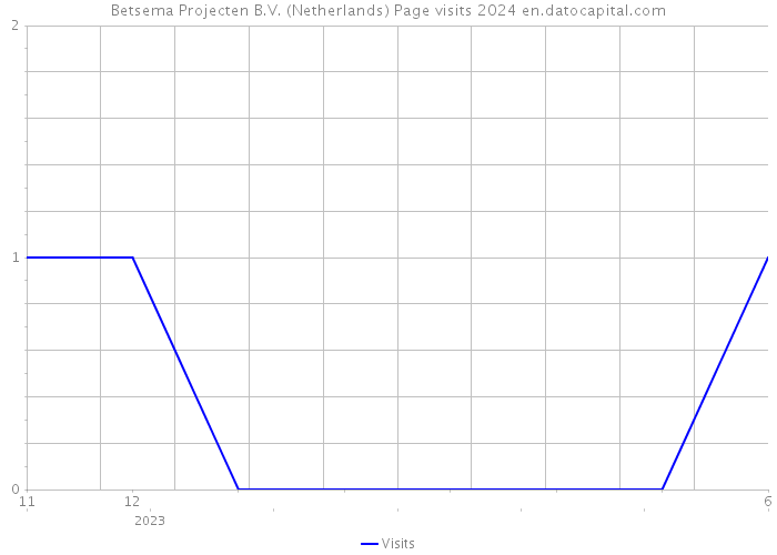 Betsema Projecten B.V. (Netherlands) Page visits 2024 