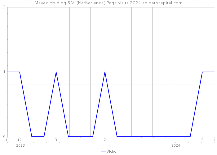Mavex Holding B.V. (Netherlands) Page visits 2024 