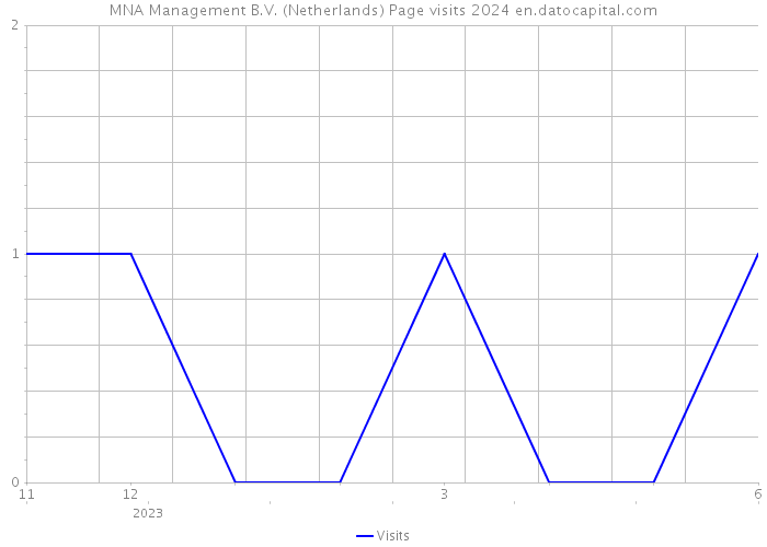 MNA Management B.V. (Netherlands) Page visits 2024 