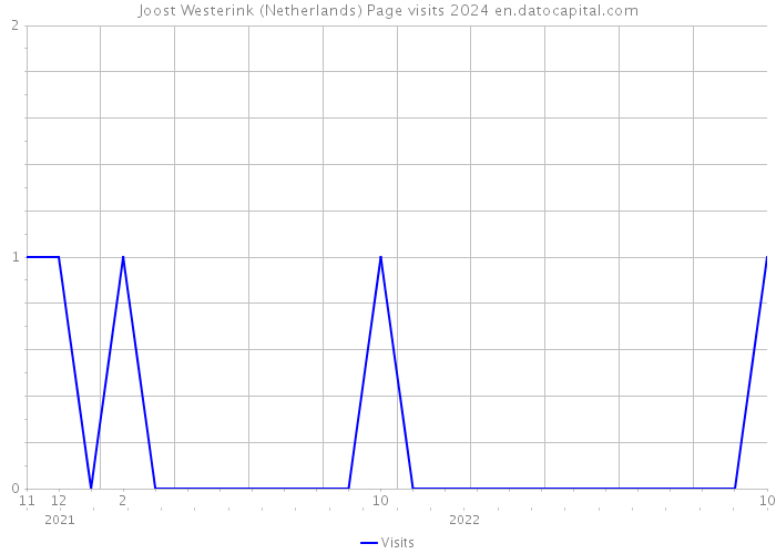 Joost Westerink (Netherlands) Page visits 2024 