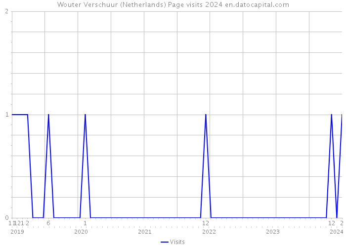 Wouter Verschuur (Netherlands) Page visits 2024 