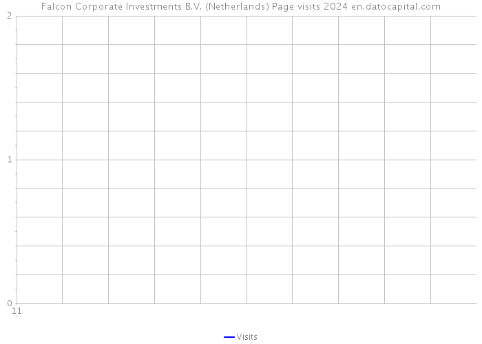 Falcon Corporate Investments B.V. (Netherlands) Page visits 2024 