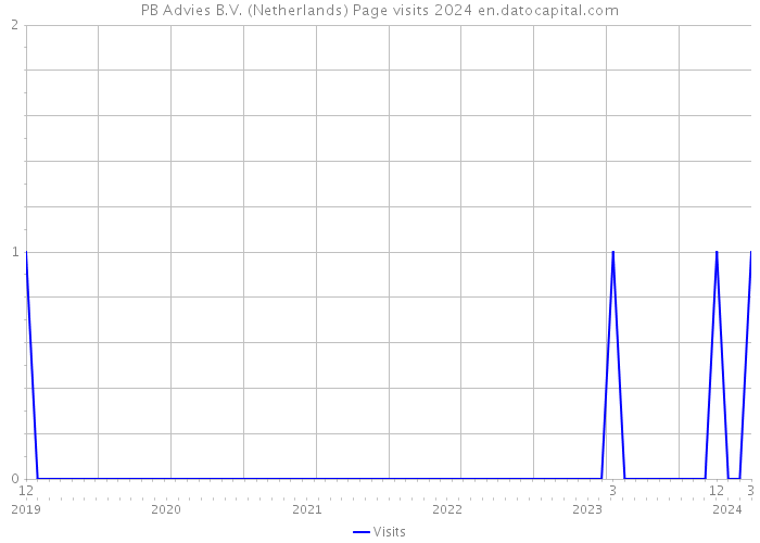 PB Advies B.V. (Netherlands) Page visits 2024 