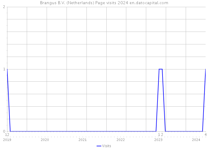 Brangus B.V. (Netherlands) Page visits 2024 