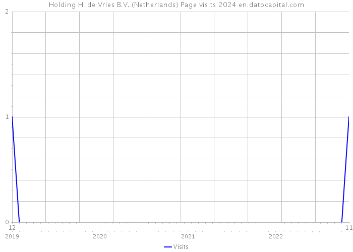 Holding H. de Vries B.V. (Netherlands) Page visits 2024 