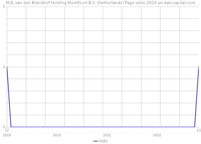 M.E. van den Brandhof Holding Montfoort B.V. (Netherlands) Page visits 2024 