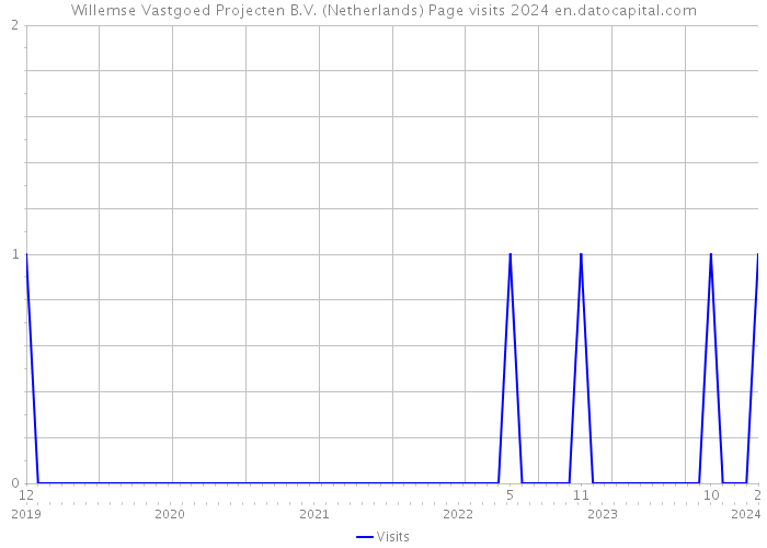 Willemse Vastgoed Projecten B.V. (Netherlands) Page visits 2024 